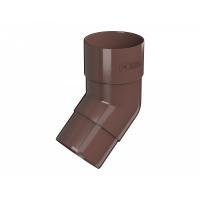 Колено трубы 135гр. коричневый Технониколь ПВХ D125/82
