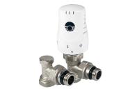 Комплект терморегулирующего оборудования для радиатора угловой 1/2 Vallfex