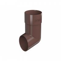 Колено сливное коричневый Технониколь ПВХ D125/82