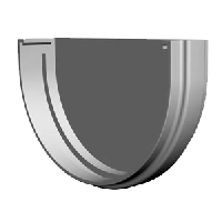 Заглушка желоба пломбир Дёке