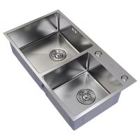 Мойка настольный монтаж 72*40 (3,0) 2-х чаш вып 3 1/2
