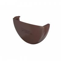 Заглушка желоба коричневый Технониколь ПВХ D125/82