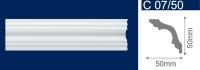 Плинтус потолочный экструдированный С07/50 2м (62) К-50