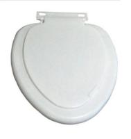 Сиденье для унитаза белый мрамор овал