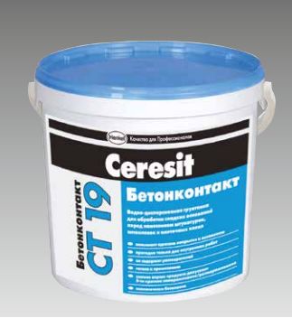 Купить Грунтовка Бетонконтакт Ceresit CT 19 5кг в Саратове, Волгограде, Энгельсе, Балаково с доставкой. Цена на Грунтовка Бетонконтакт Ceresit CT 19 5кг | Стройгид