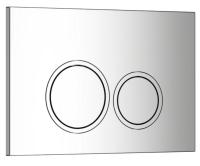 Кнопка смыва WAVE W3 универсальная ХРОМ АБС круглая