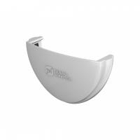 Заглушка желоба белая Технониколь ПВХ D125/82