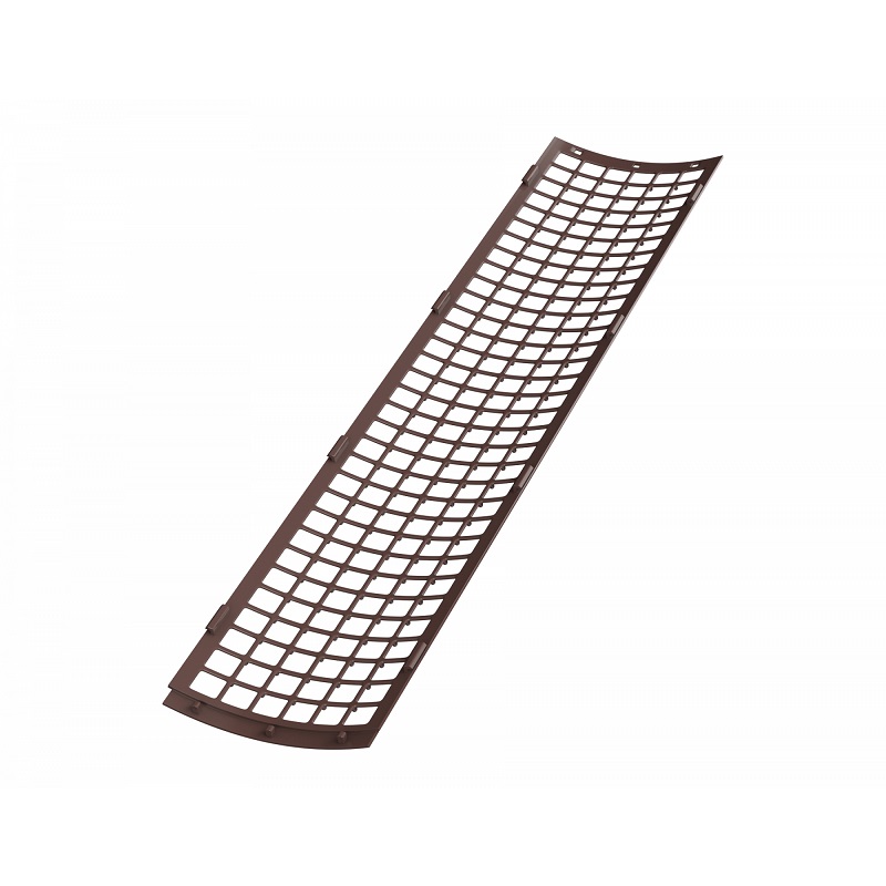 Фото Решетка желоба защитная коричневая 0,6м Технониколь