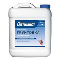 Грунтовка интерьерная Оптимист G101 проникающая 5л
