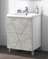 Тумба Geometry 600-0-2 (Фостер) бетон