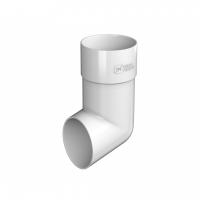 Колено сливное белый Технониколь ПВХ D125/82