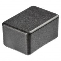 Заглушка прямоугольная 40х60 наружная плоская черная