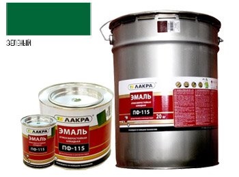 Эмаль ПФ-115 Зеленая 20кг