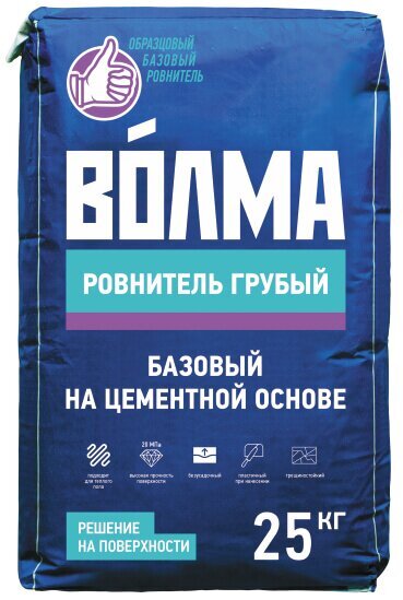 Пол Волма Ровнитель грубый 25кг