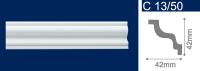 Плинтус потолочный экструдированный С13/50 2м (125)
