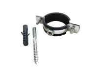 Хомут (РМ) оцинкованный с резиновым уплотнением VALFEX 3/4