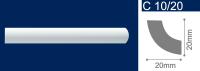 Плинтус потолочный экструдированный С10/20 2м (200)