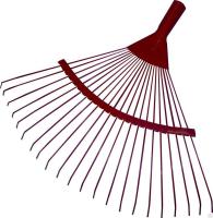 Грабли веерные проволочные 22 зуба