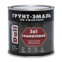 Грунт-эмаль 3в1 Графитовая серый DALI 0,75л