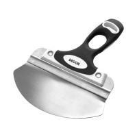 Шпатель 200мм для ведра нержавеющая сталь двухкомпонентная ручка DÉCOR