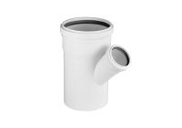 Тройник d50мм*50мм*45 бесшумная