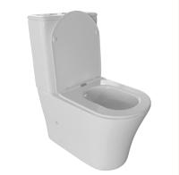 Унитаз-компакт безободковый WAVE TREND горизонтальный, нижн.