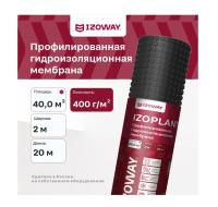 Мембрана профилированная IZOWAY IZOPLANT 2*20м