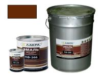 Эмаль "Лакра" ПФ-266 1 кг красно-коричневая