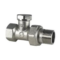 Клапан для радиаторов, ручной прямой 3/4" настроечный