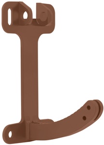 Фото Поворотный элемент кронштейна Альта-профиль Стандарт пластиковый коричневый
