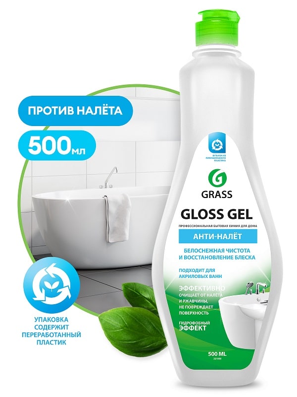 Фото Чистящее средство для ванной комнаты Gloss Gel 500 мл
