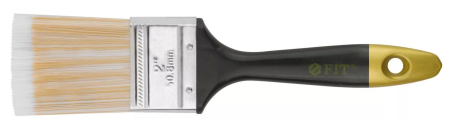 Кисть плоская 50мм искусственная щетина Лайн