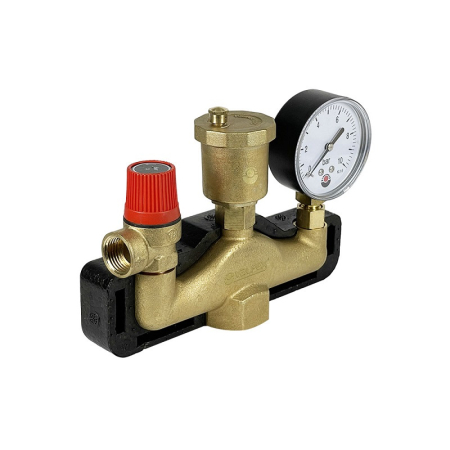 Группа безопасности латунная КЛАССИК с теплоизоляцией 3 бар