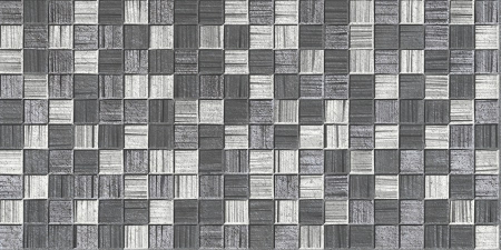 Плитка Мегаполис темно-серая мозаика 250х500*8мм