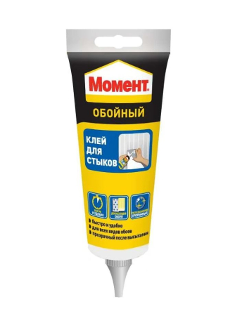 Клей Момент для стыков и подклейки обоев 120г.
