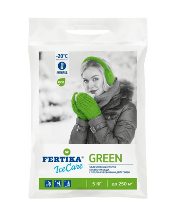 Антигололед Fertika Icecare Green 5кг