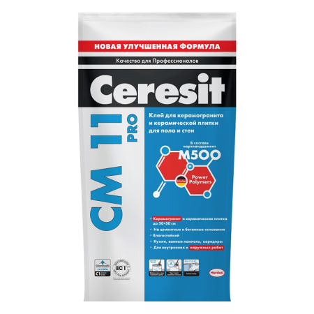 Клей плиточный Ceresit CM-11 5кг