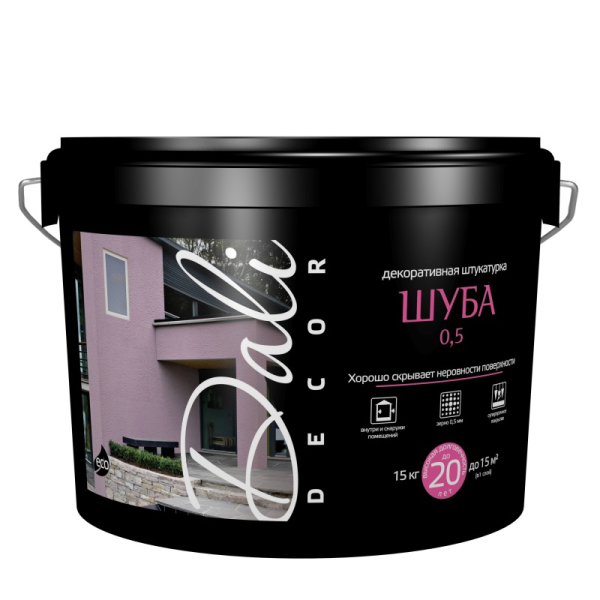 Фото Штукатурка декоративная Dali Шуба L-W 15кг