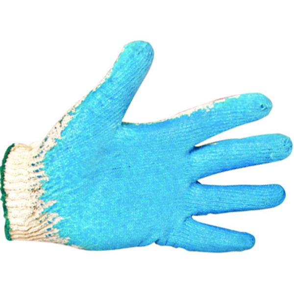 Фото Перчатки х/б обливная ладонь