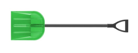 Лопата для уборки снега FIT Гранд малая, поликарбонат, алюминиевый черенок,  340х385х1350 мм