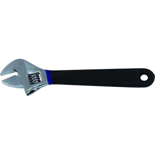 Ключ разводной 10"-250мм, хром, обрезиненная ручка