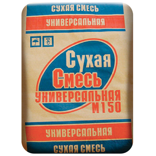 Смесь цементно-песчаная Сартэксим М-150 25кг