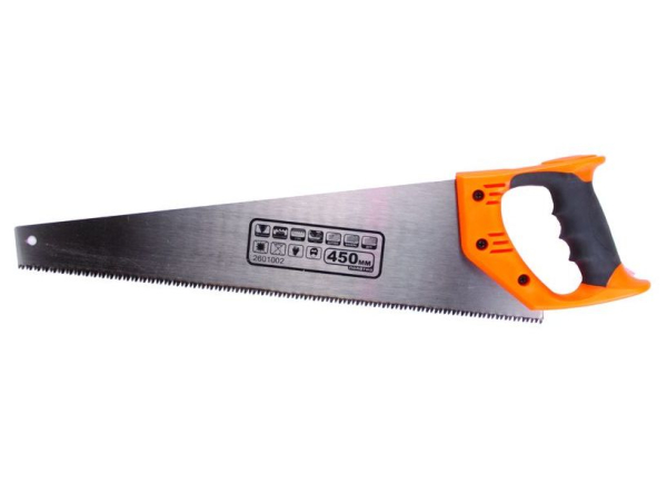 Фото Ножовка по дереву 450мм, ручка 2к, универсальный профиль