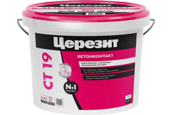 Грунтовка Бетонконтакт ЦЕРЕЗИТ CT 19  15кг