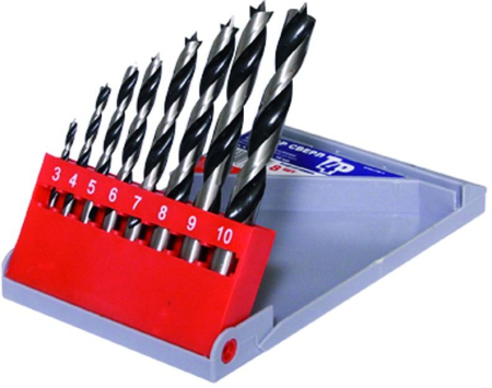 Фото Набор сверл по дереву d 3;4;5;6;7;8;9;10мм (8шт)