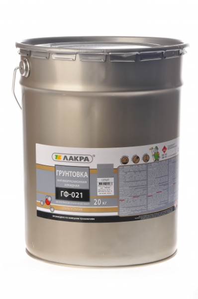 Грунт ГФ-021 Лакра Серый 20 кг